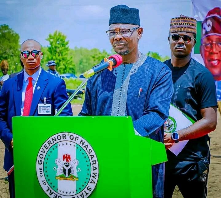 Gov. Sule at the groundbreaking ceremony