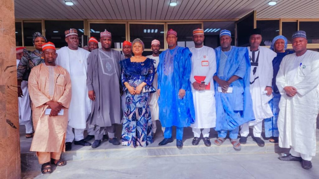 SSAP-SDGs Princess Orelope-Adefulire and officials of Kano State Government