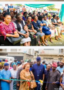 Barr. Moyosore Adedoyin Ogunlewe on a week-long projects unveiling spree as he officially unbundled over 36 roads, installation of boreholes, eight 500 KVA electricity transformers