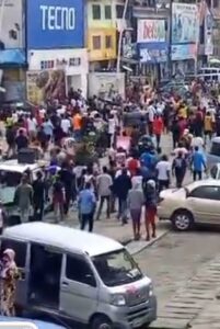 Protesters on Day 3 in Port Harcourt
