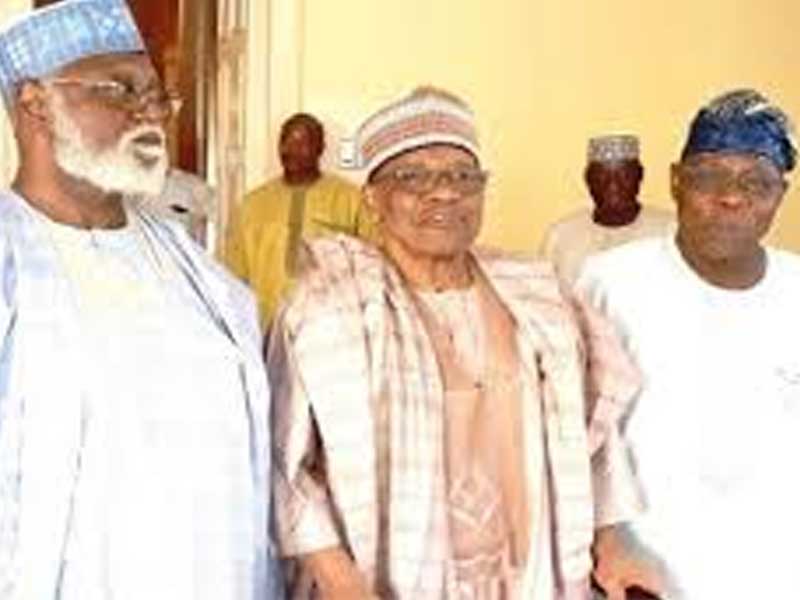 From right, Olusegun Obasanjo, Ibrahim Badamasi Babangida and Abdulsalami Abubakar.jpg