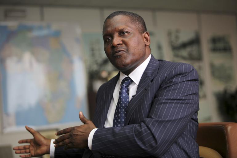 Aliko Dangote during his keynote address at a summit held in Lagos by the Crude Oil Refinery Owners Association of Nigeria.jpg