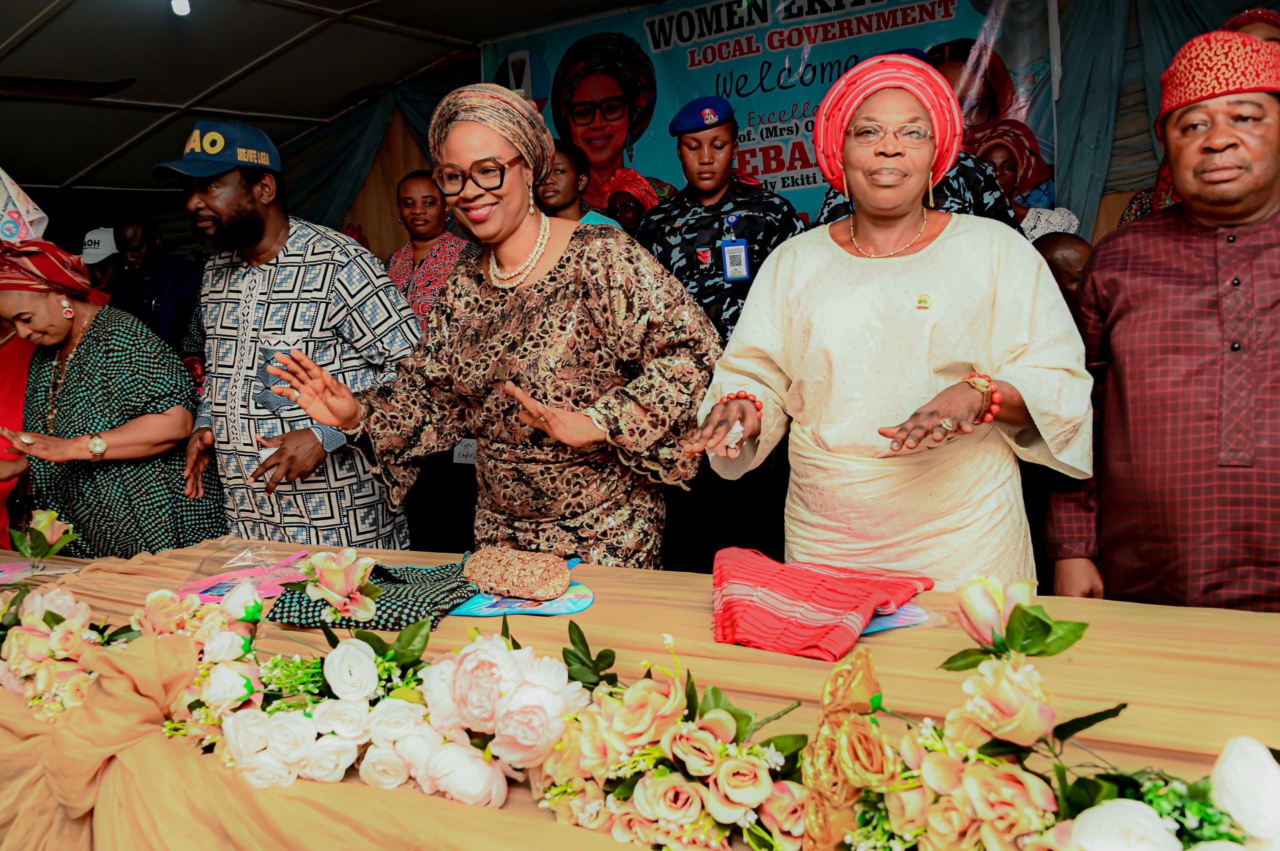 Dr Oyebanji during the grand-finale of her local government tour and meetings with women in Ekiti West and Ado Local Government areas of the state.jpg