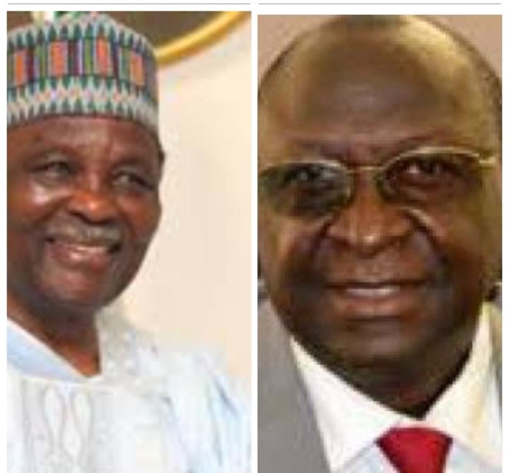 General Yakubu Gowon and Chuks Iloegbunam.