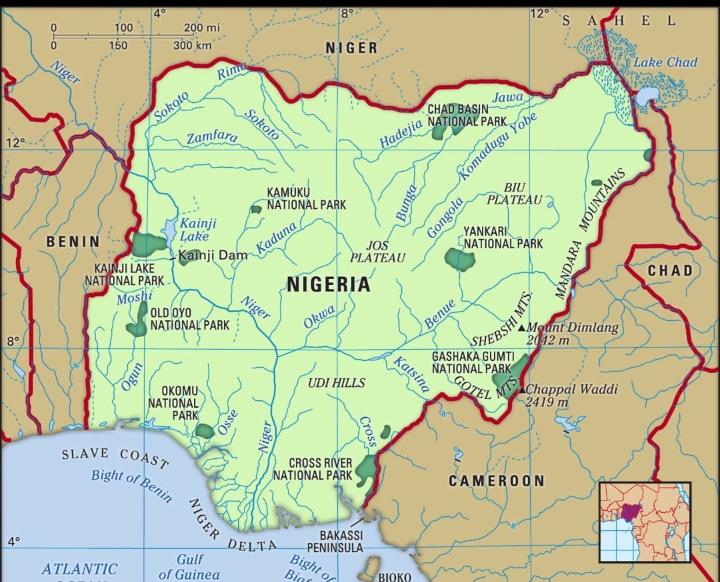 Map of Nigeria