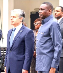 Director, Federal Bureau of FBI, Christopher Wray, paid a historic visit to EFCC
