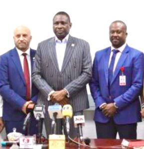 The EFCC boss handed over assets recovered for Canadian victms of Nigerian fraudsters to, First Secretary, Deputy High Commission of Canada, Robert Aboumitri.