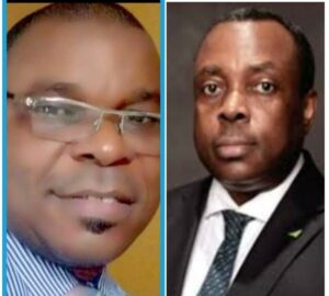 Dr Promise Adiele, left, and Sir Stanley Amuchie, Chief Operating Officer/Executive Director , Fidelity Bank Nigeria Plc.jpg