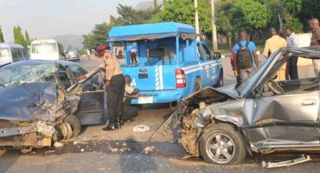 Road mishap.