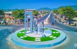 One of Ododo's road projects