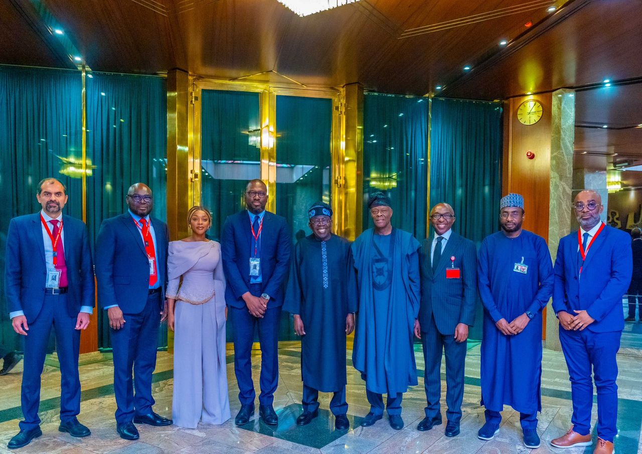 President Tinubu received the leadership of Flutterwave and Alami Capital in Abuja Saturday afternoon