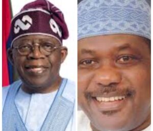 President Bola Tinubu and Senator George Akume