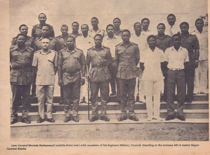 Brigadier Murtala Ramat Muhammed, Head of State, and his top officials