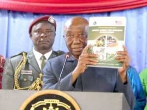 President Boakai launching his ARREST program, his development agenda, 2025-2029, on January 15, 2025, at the Port City of Buchanan, in Grand Bassa County, Liberia ... his main vehicle to prosperity for Liberians