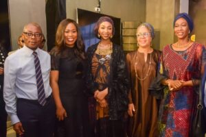 L-R: Executive Director, Commercial Banking, Ecobank Nigeria, Kola Adeleke; Founder, Design Week, and the Design, Innovation and Inventors Hub of Nigeria, Titi Ogufere; Minister of Arts, Culture, Tourism and the Creative Economy, Hannatu Musa Musawa; CEO, Out of Africa Lifestyle Ltd, Dr Kaine Dosekun, and former Cross-River State First Lady, Onari Duke, at the Ongoing 2025 Design and Innovation holding at Ecobank Pan African Centre, Lagos