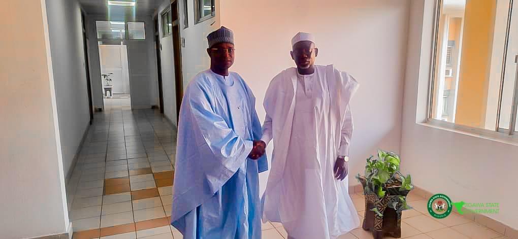 Governor Namadi and the Minister of Livestock Development, Alhaji Idi Mukhtar Maiha