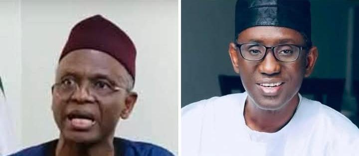 Nasir El-Rufai, left and Nuhu Ribadu