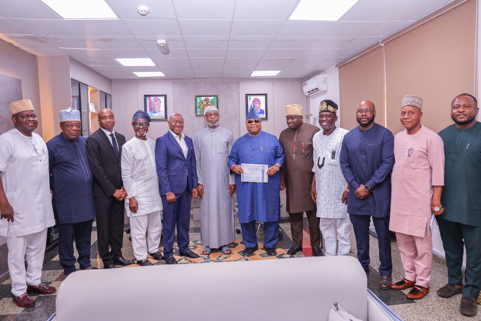 Governo Adeleke, Alake and other at the meeting