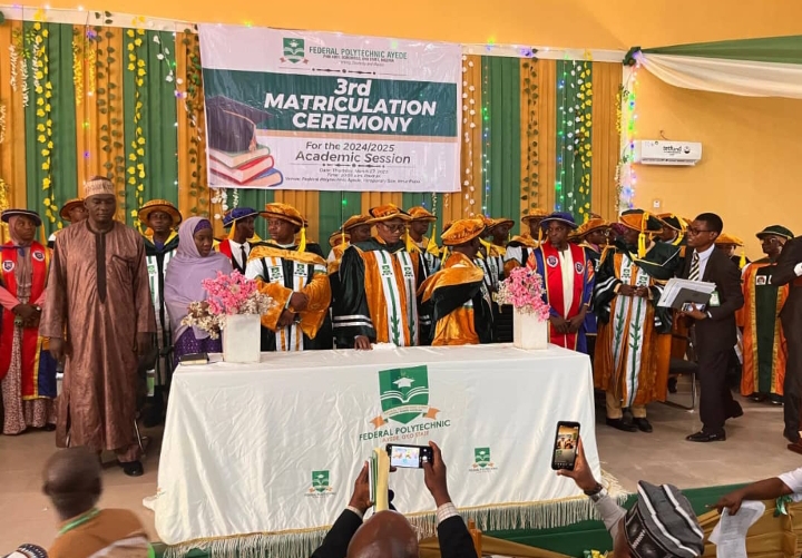 Fed Poly Ayede's 3rd Matriculation Ceremony