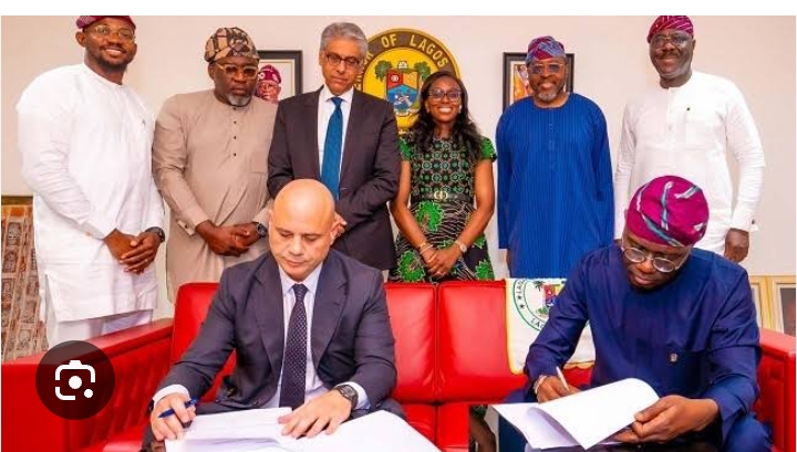 Governor Sanwo-Olu signed an MoU Summa Group, for the development and construction of the Lekki-Epe International Airport.