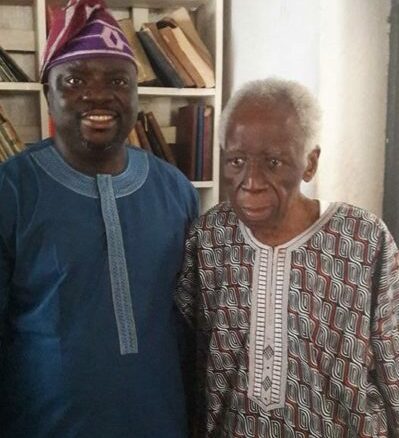 Dr Omololu Olunloyo, right, and Bayo Adeyinka