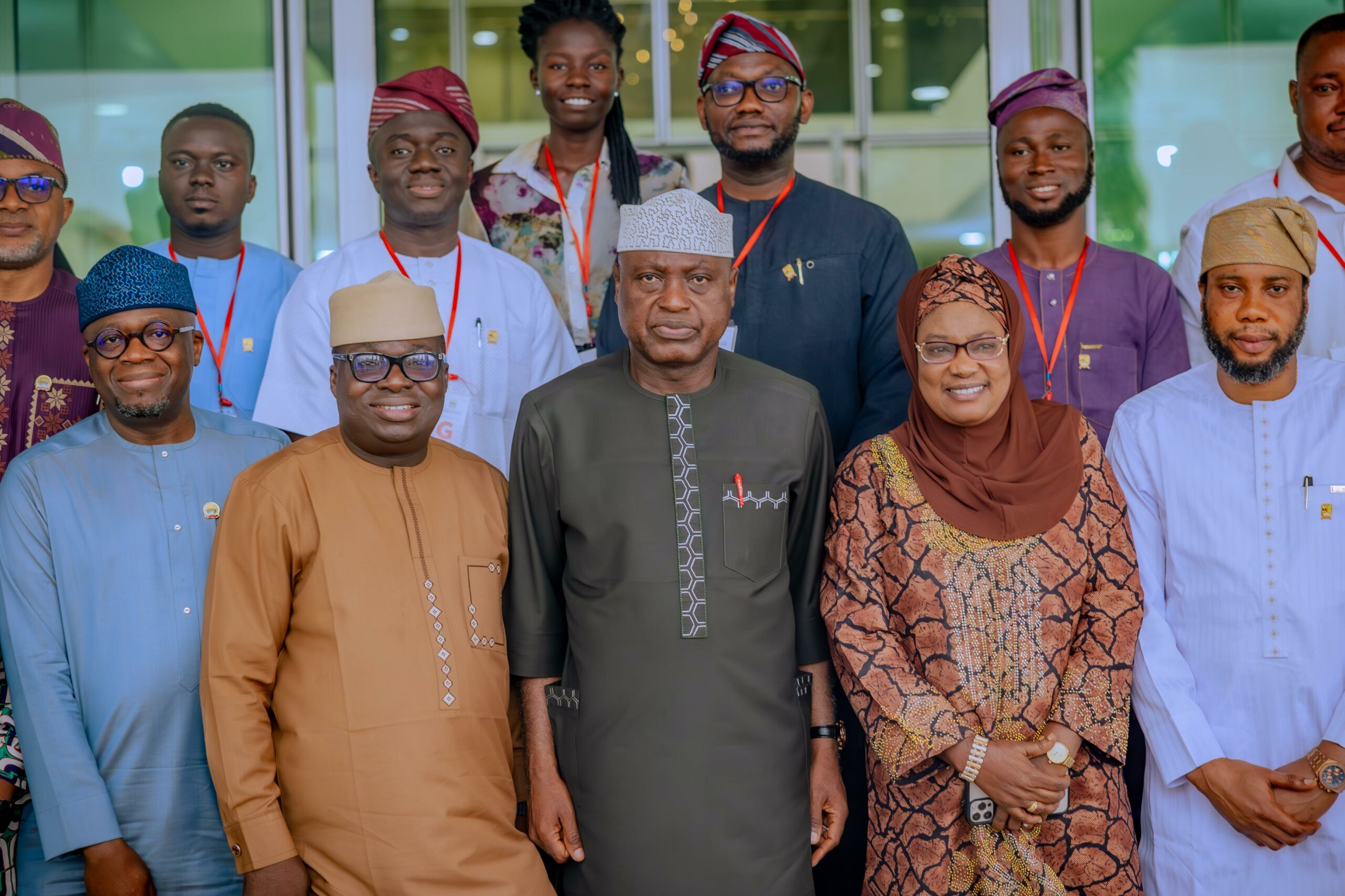 Governor Oyebanji with EKSU Alumni executive members