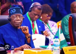 President Bola Tinubu, left