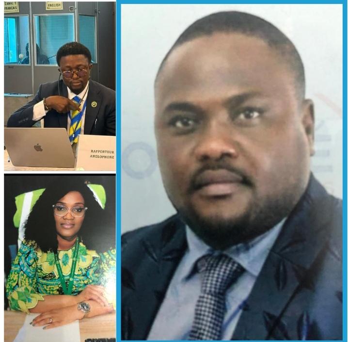 From right, DG, SLPHA, Yankuba Bio, Company Secretary, Martin George, top left, and DDG, SLPHA, Judith Kosseh