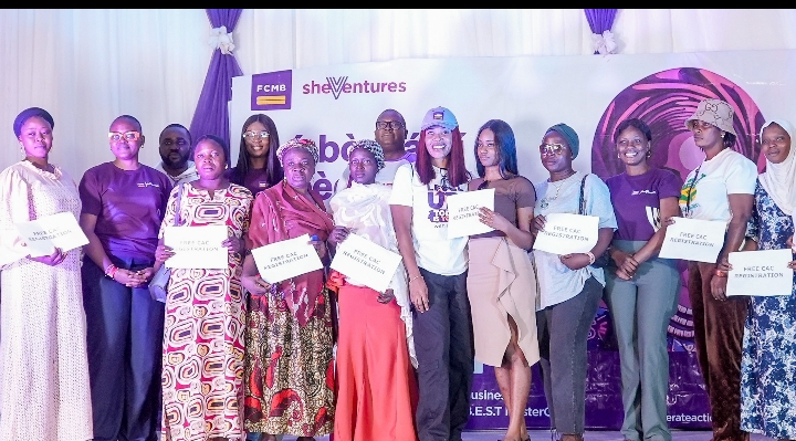 Cross section of participants and officials of FCMB at the Business Empowerment, Sustainability and Training (BEST) Masterclass organised by the Bank for entrepreneurs in Osogbo, Osun state, recently.