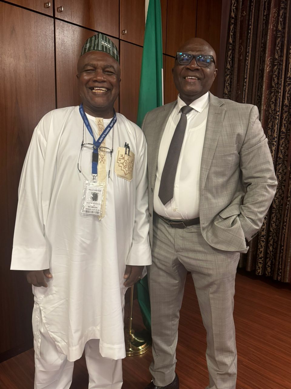 Hashim, left, and Onanuga