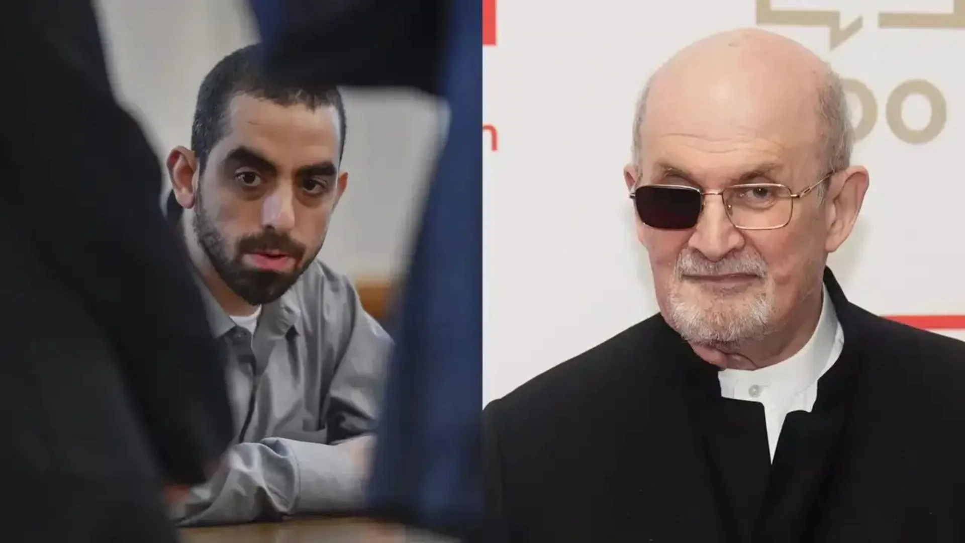 Salman Rushdie and his attacker, Hadi Matar. Photo credit. India Today3