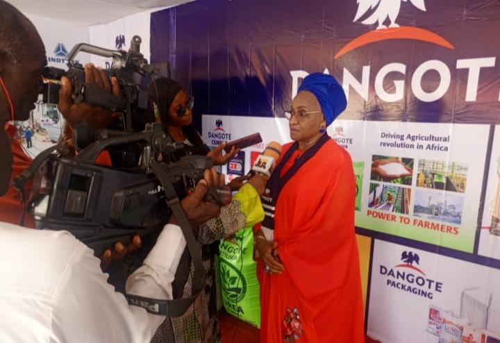 Fatima Wali Abdurrahman delivering her speech