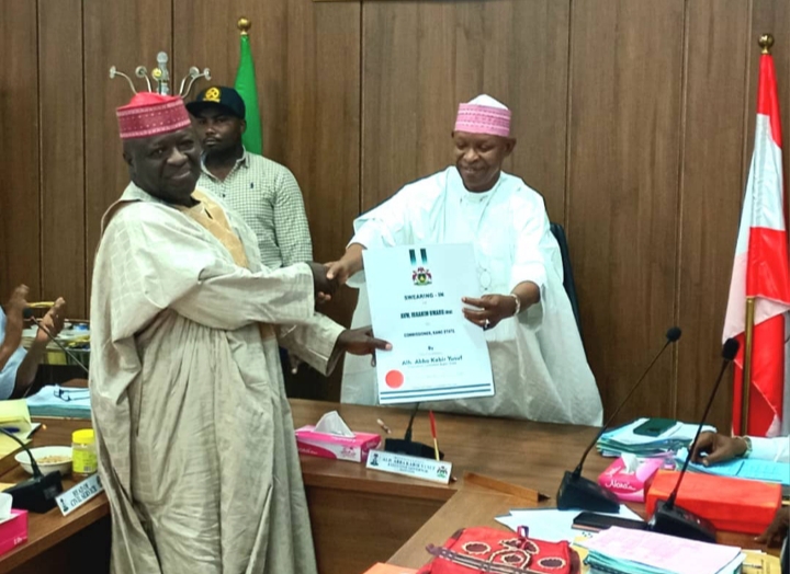 Gov Yusuf and Air Vice Mashal Ibrahim Umar