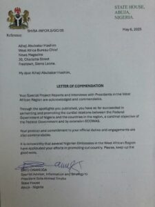 The Commendation Letter