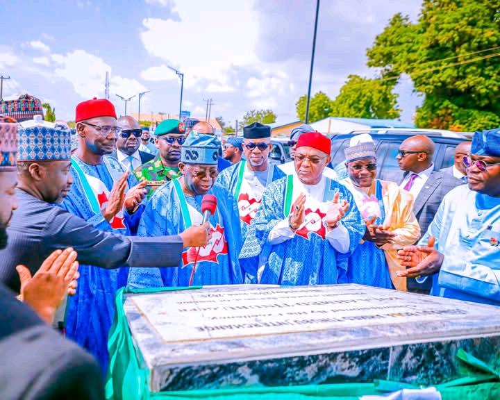 President Tinubu commissioning one of the projects