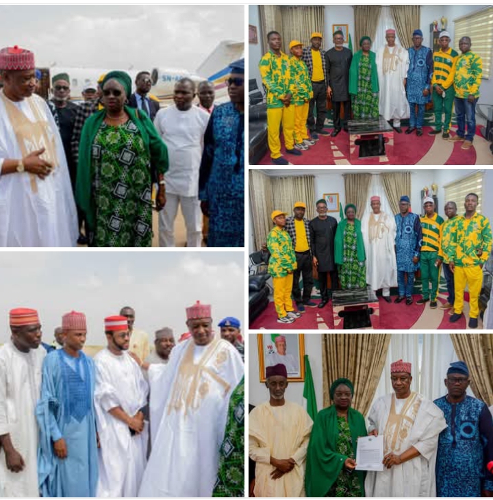 The Ogun delegation led by the Ogun State Deputy Governor, Engr Noimot Salako-Oyedele in Kano