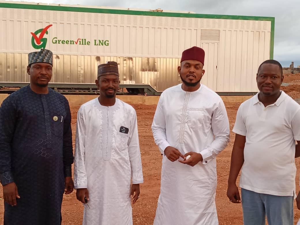 Dr. Hafiz Ibrahim Ahmed and others during the inspection