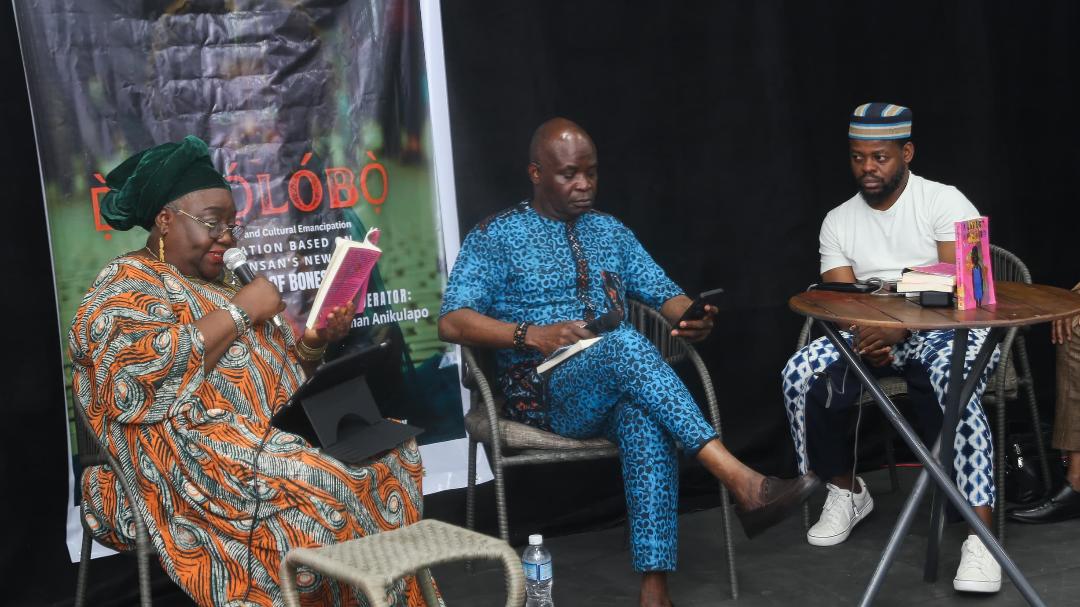 L-R, Dr Bunmi Oyinsan, Jahman Anikulapo, Qudus Onikeku