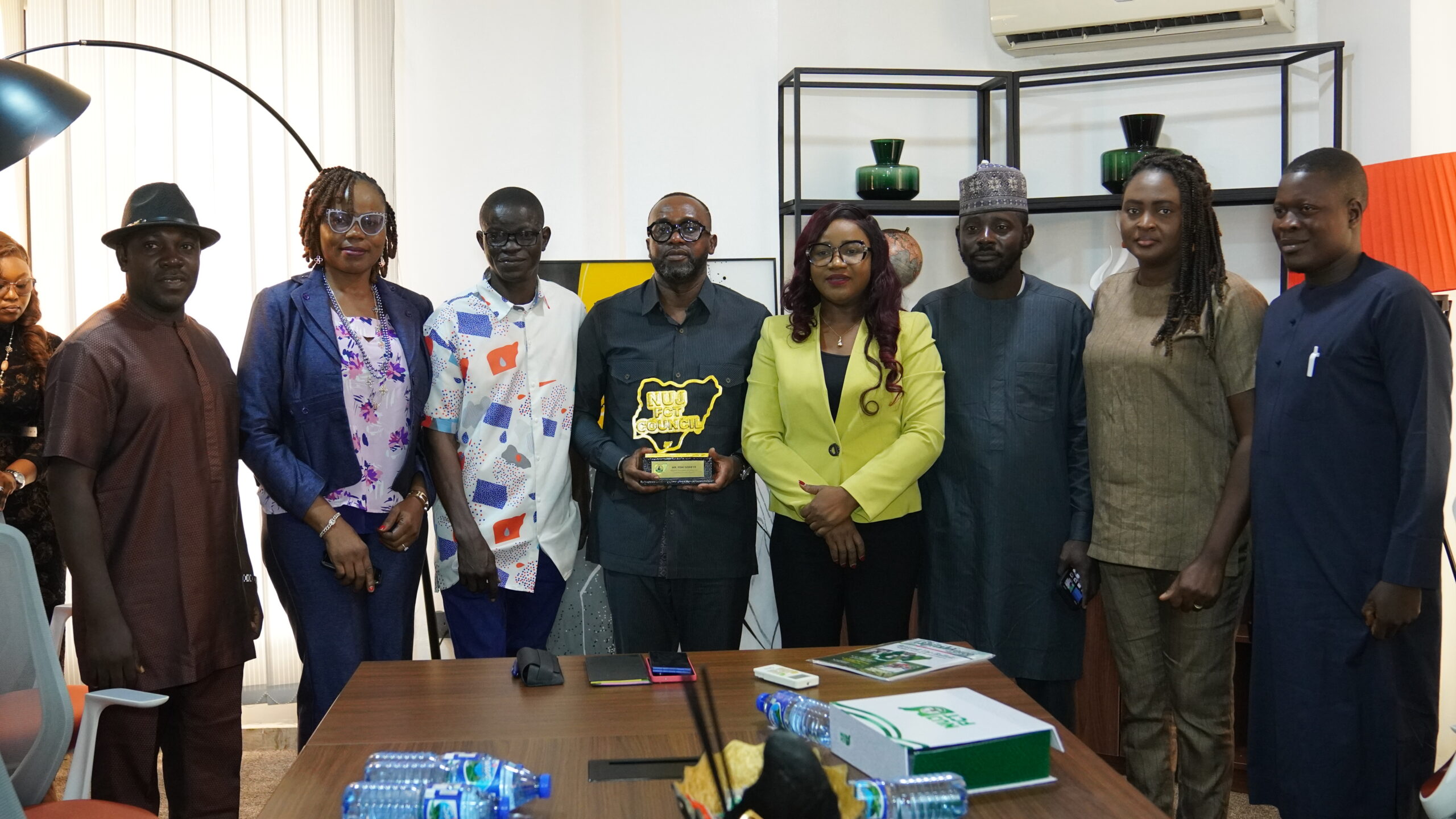 Soneye being honoured