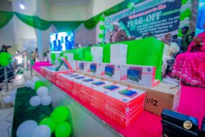 The tablets for distribution