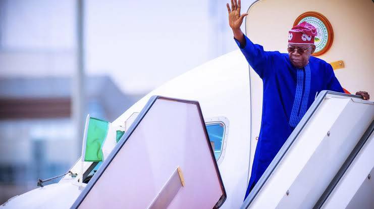 President Tinubu travelling to Europe