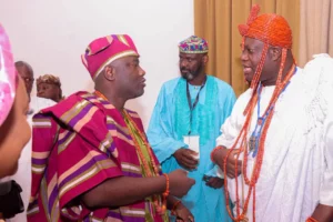 Ooni of Ife, Oba Adeyeye Ogunwusi, and Alaafin of Oyo, Oba Abimbola Owoade