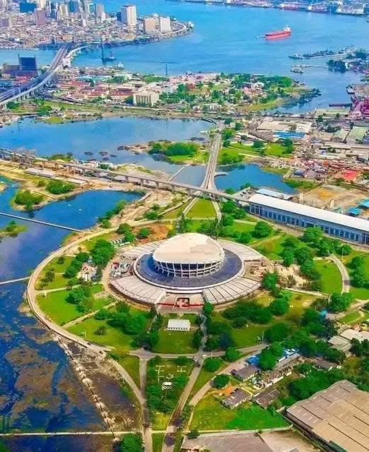 Aerial view of the Wole Soyinka Centre for Culture and the Creative Arts