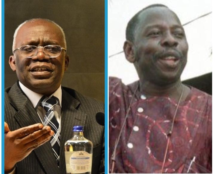 Femi Falana, SAN, left and Ken Saro Wiwa