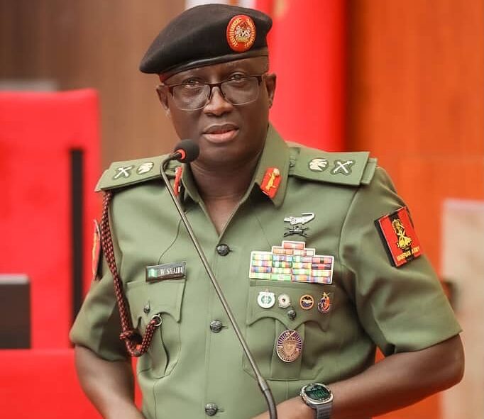 Lt. Gen. Waidi Shaibu,Chief of Army Staff