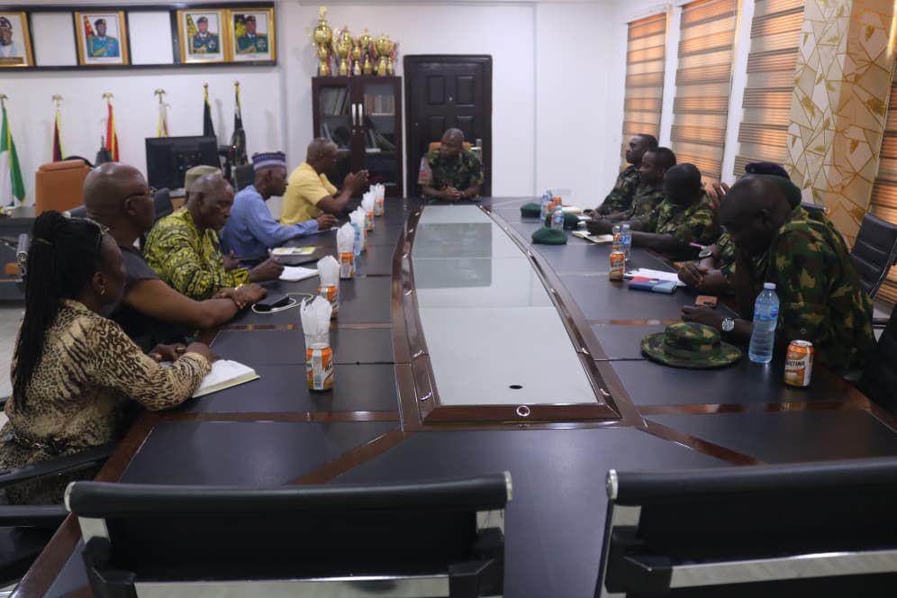 Brig. Gen. Kasim Umar-Sidi, while addressing the executive members of the Correspondents Chapel of the Nigeria Union of Journalists (NUJ), Kogi State Council