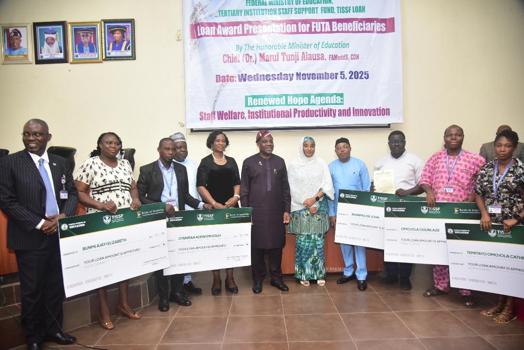 The flagg-off of gthe Tertiary Institution Staff Support Fund