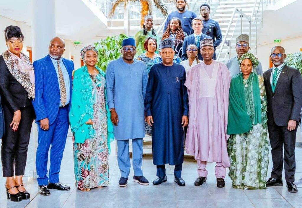 VP Shettima at the centre