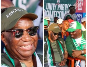 President Boakai and others during launching of the new party headquarters in Monrovia. 