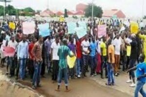 The protesters